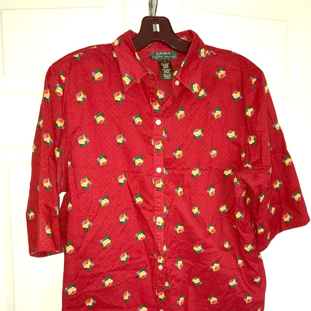 Floral Ralph Lauren Button Down